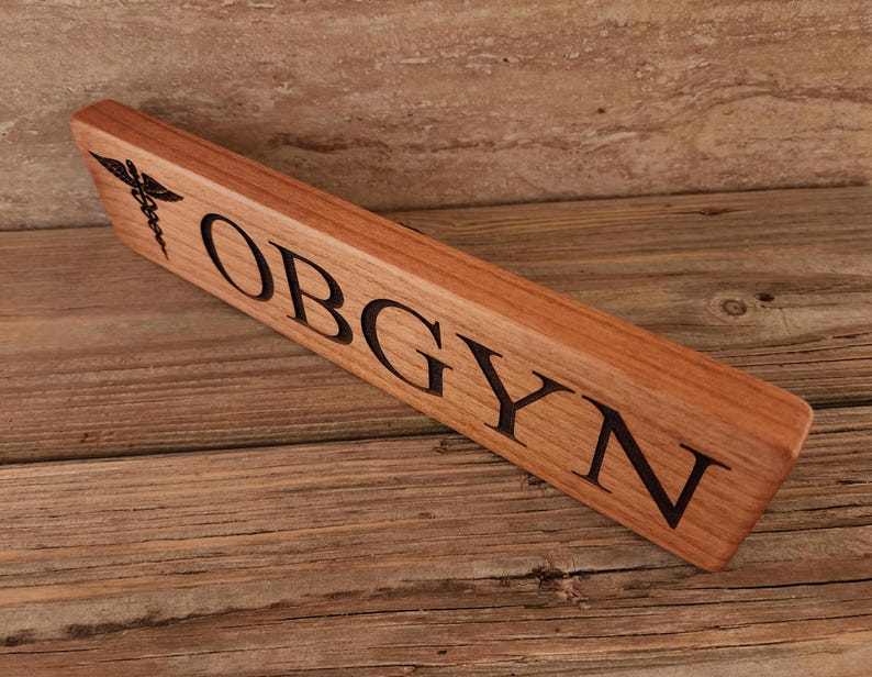 OBGYN Laser Engraved Sign, OBGYN Graduation, Labor and Delivery ...
