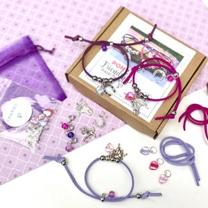 Pony Friendship Bracelet Making Craft Kit x 3 I Parties or Party Bags of 5/10/15 I Gifts image 1