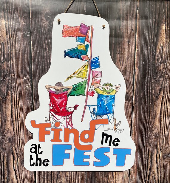 Fest Doorhanger New Orleans Art Door Hanger New Orleans Etsy