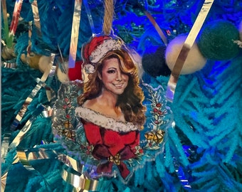 Acrylic Mariah Carey Ornament
