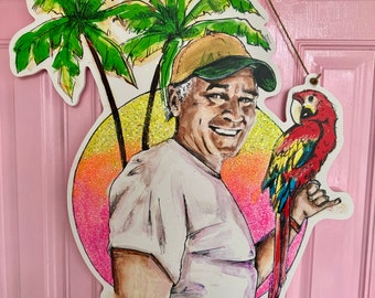 Jimmy Buffett Door Hanger