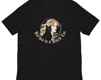 Karma is a Cat T. S Taylor Halloween t-shirt