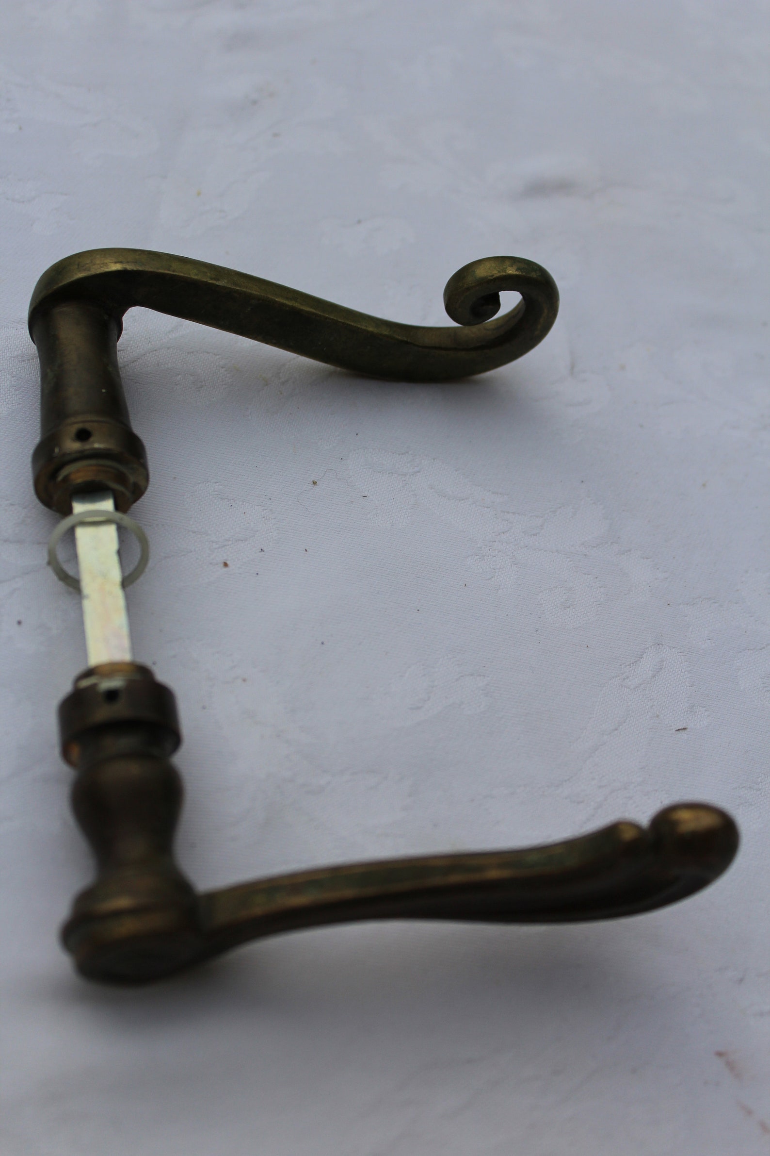 Antique French Brass Door Handle Window Handle 19th century Etsy