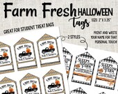 Halloween Gift Tags | Farm Fresh Halloween | Student Gift Tags | Party Gift Tags