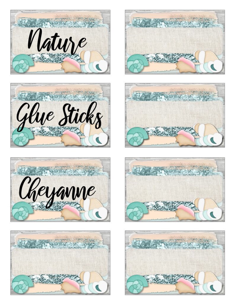 Printable Tags Classroom Tags Coat Hook Tags Etsy