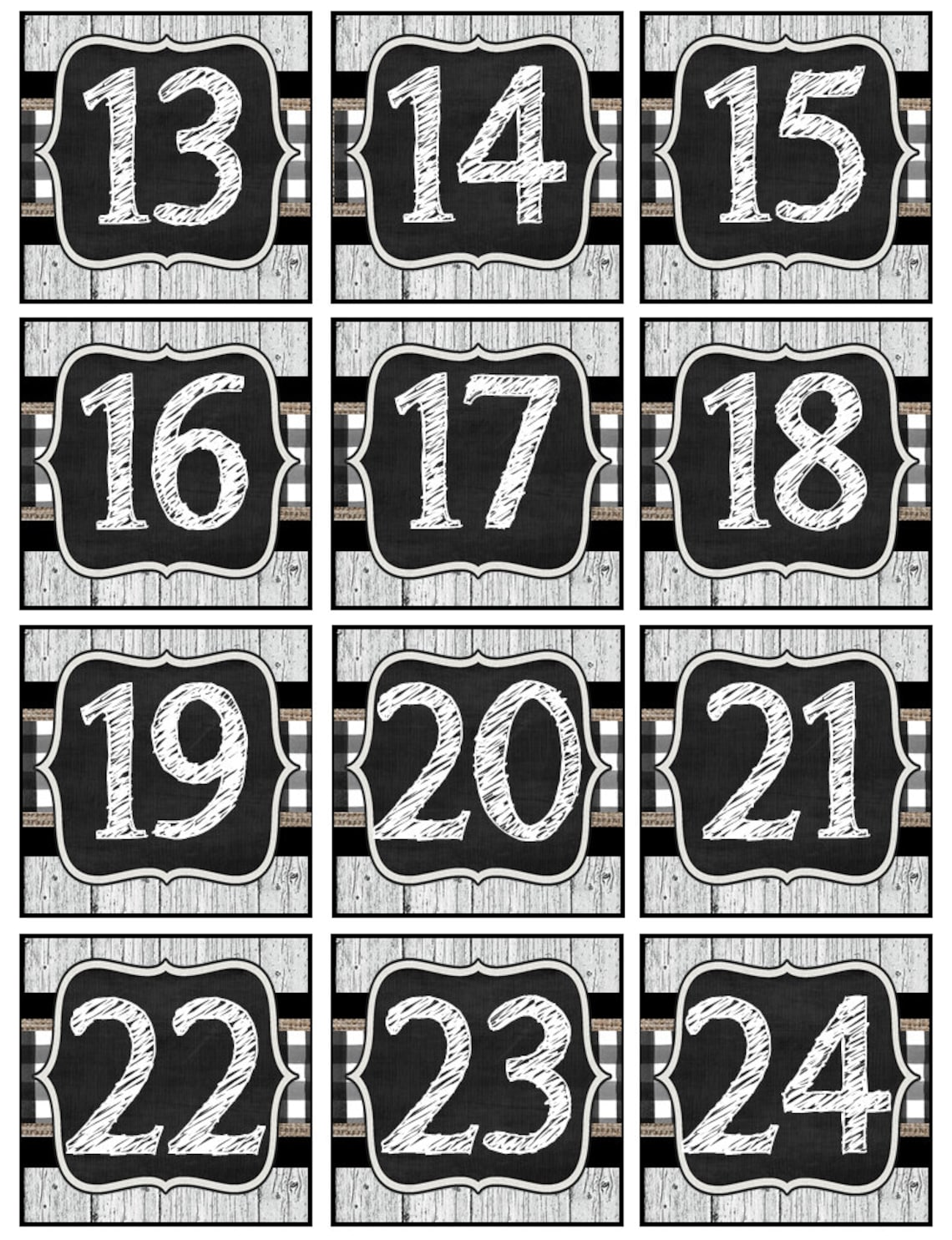Calendar Numbers Classroom Numbers Editable Numbers Back To School