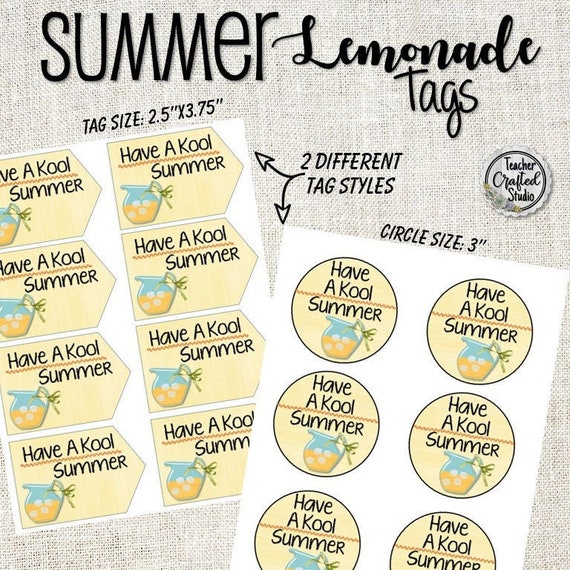 End of year labels for students