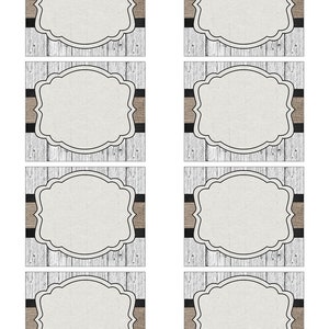 Printable Rustic Farmhouse Tags - Classroom Tags - Cubby Tags ...