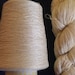 Fil de soie Tussah 2 plis (2/70) 50 GMS- 3000+ yards | Idéal pour le tricot, le crochet, le tissage, les châles, les chandails