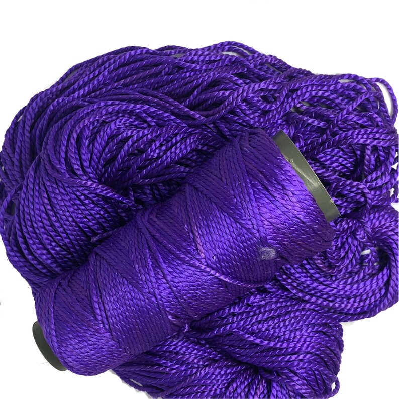Knitsilk 2 Ply Mulberry Silk Yarn Purple Color 50 Grams Etsy