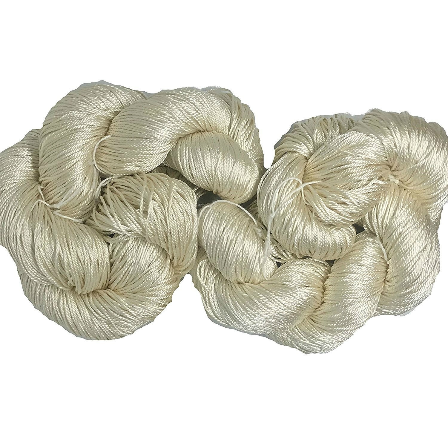 100 Pure Mulberry Silk 3 Ply Yarn 260 Yards 50 Gms Etsy