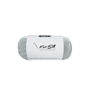 Mercerized Cotton Crochet Yarn: Knitsilk CottonMuse, White (4 x 75g Skeins