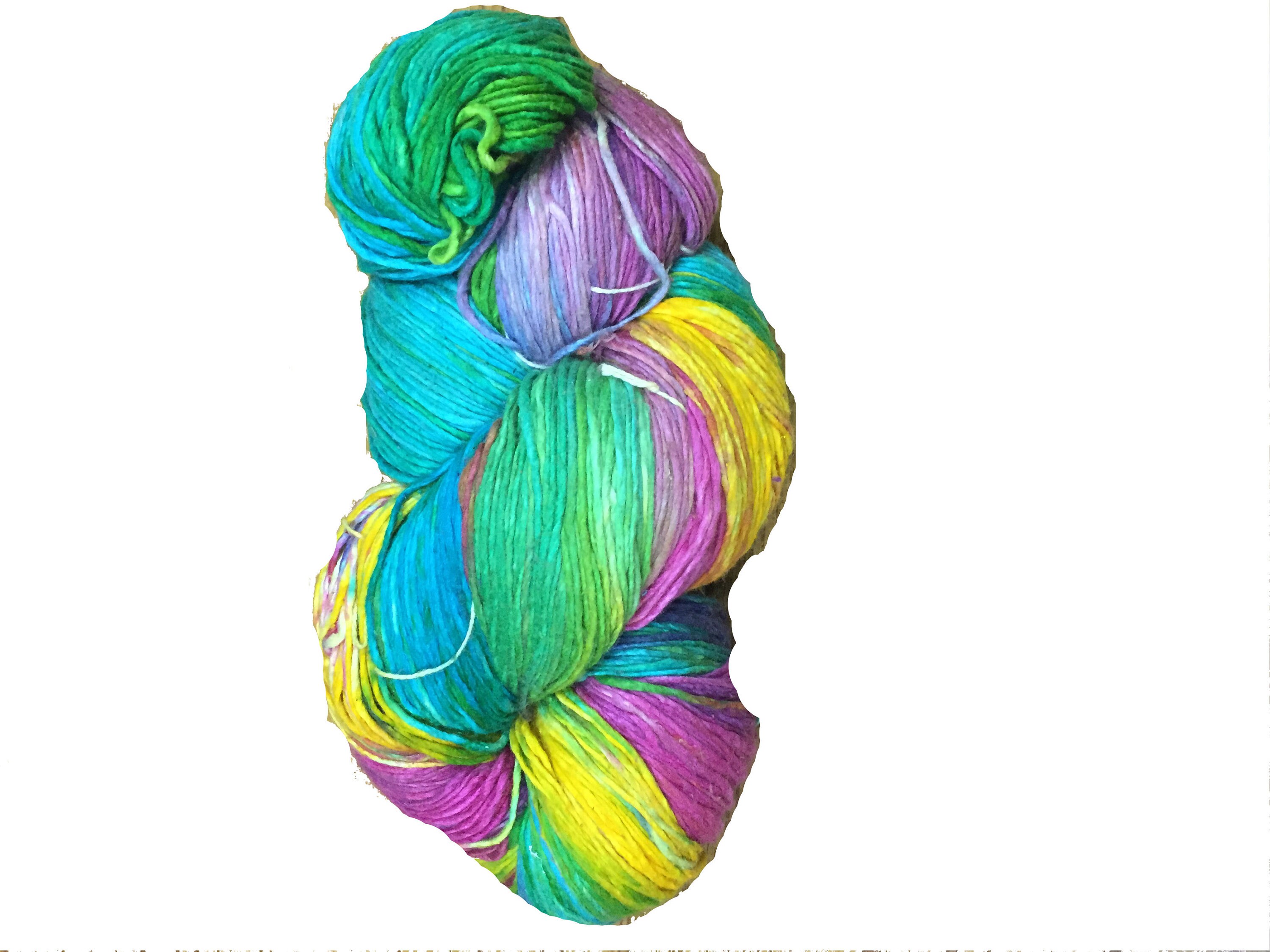 Mulberry Silk Roving Yarn Hand Tie & Die Yarn 325 Yards Etsy