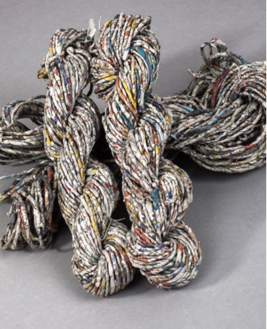 Recycled Newspaper Yarn Newspaper Yarn Spun Newspaper Yarn Etsy