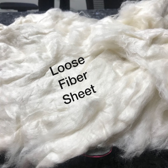 Mulberry Silk Loose Fiber 41 Oz Silk Fibers for Spinning | Etsy
