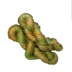 Pure Mulberry Silk yarn 3 ply - 260 yards - 50 Gms - Multicolor - knitting, crochet, tatting, jewellery making, sock yarn, DK ,Fair Trade