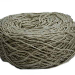 Hilo de seda hilado en noil de Bourette de lujo, naturalmente elegante, 100 g, perfecto para tejer, tejer a ganchillo