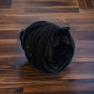 Sari Soie Ruban super encombrant - vert menthe - rubans de soie Sari  - idéal pour les médias mixtes, fabrication de tapis, bijoux