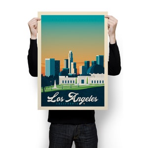 Los Angeles California Print, Griffith Museum, United States Print, Travel Gift, Travel Poster, USA Print, Housewarming, Birthday Gift image 5