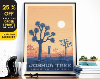 Joshua Tree Print, National Park Print, Wild Print, United States Print, Travel Gift, Travel Poster, USA Print, Housewarming, Birthday Gift