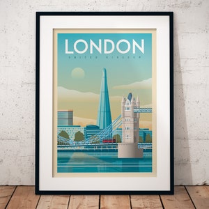 London Art Print, London Wall Art, England Art Print, London Poster, London Gift, Travel Gift, Travel Poster, Housewarming, Wedding Gift image 6