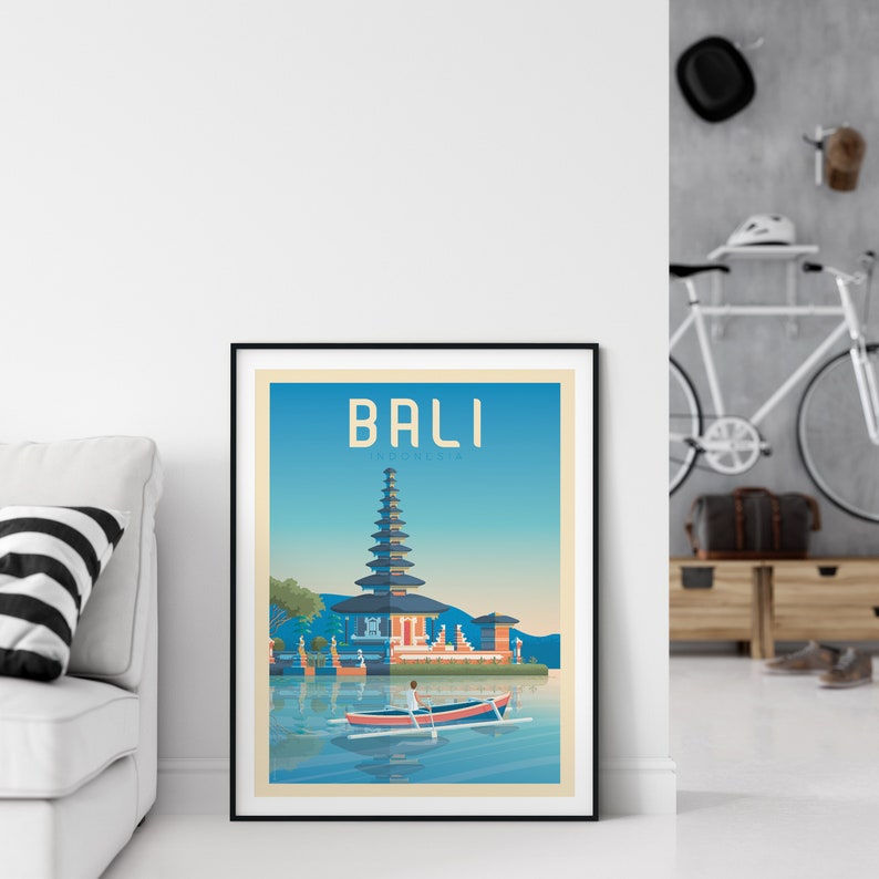 Bali Art Print, Indonesia Print, Asia Poster, Wild Print, Nature Print, Travel Print, Travel Poster, Wall Decor, Housewarming Birthday Gift image 8