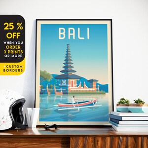 Bali Art Print, Indonesia Print, Asia Poster, Wild Print, Nature Print, Travel Print, Travel Poster, Wall Decor, Housewarming Birthday Gift image 1