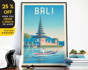 Bali Art Print, Indonesia Print, Asia Poster, Wild Print, Nature Print, Travel Print, Travel Poster, Wall Decor, Housewarming Birthday Gift