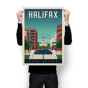 Halifax Print, Nova Scotia Print, The Clock Tower, Canada Print, Travel Gift, Travel Poster, USA Print, Housewarming, Birthday Gift image 5