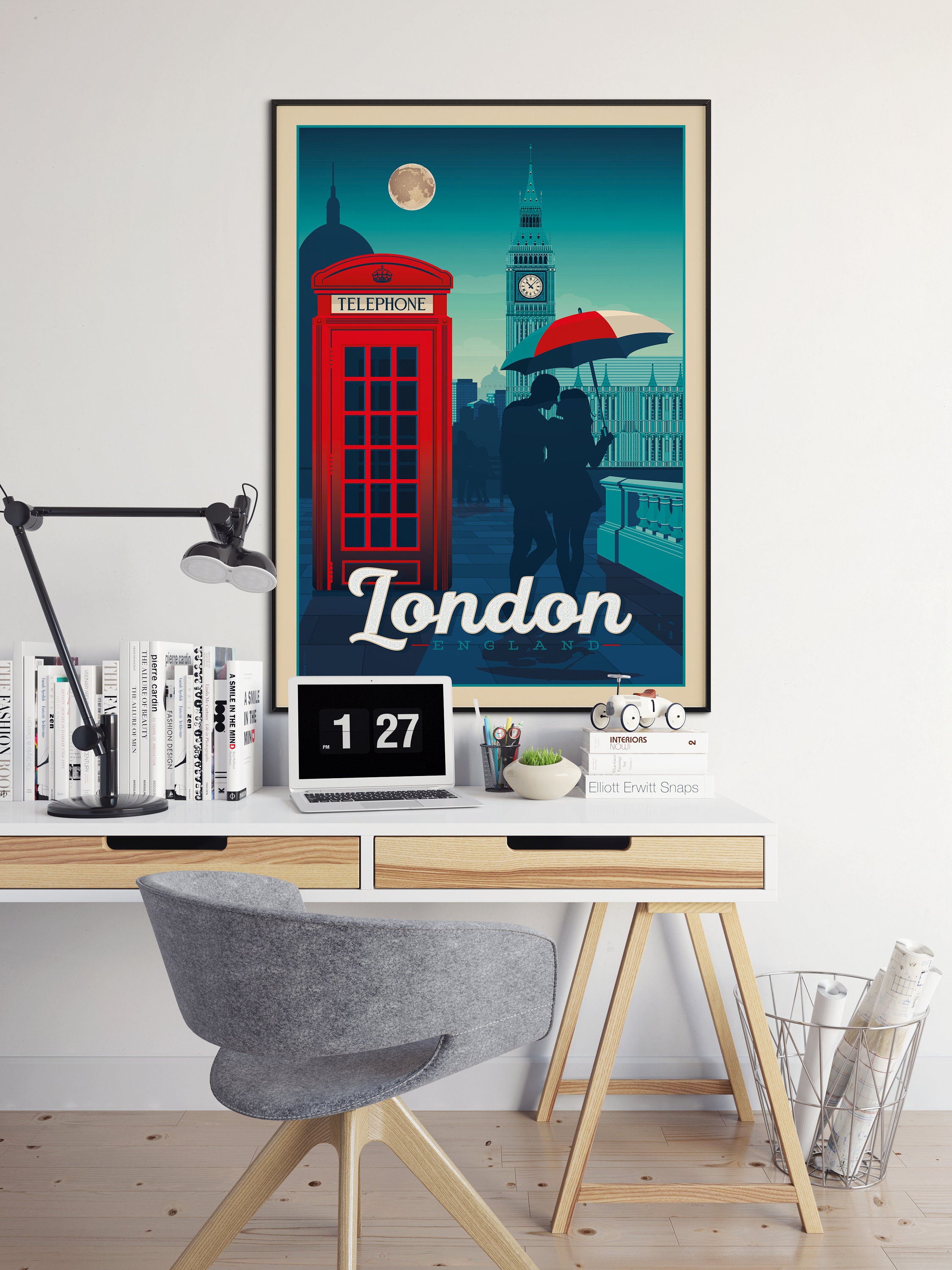 Discover Paysage D'Angleterre Cadeau Voyage Poster