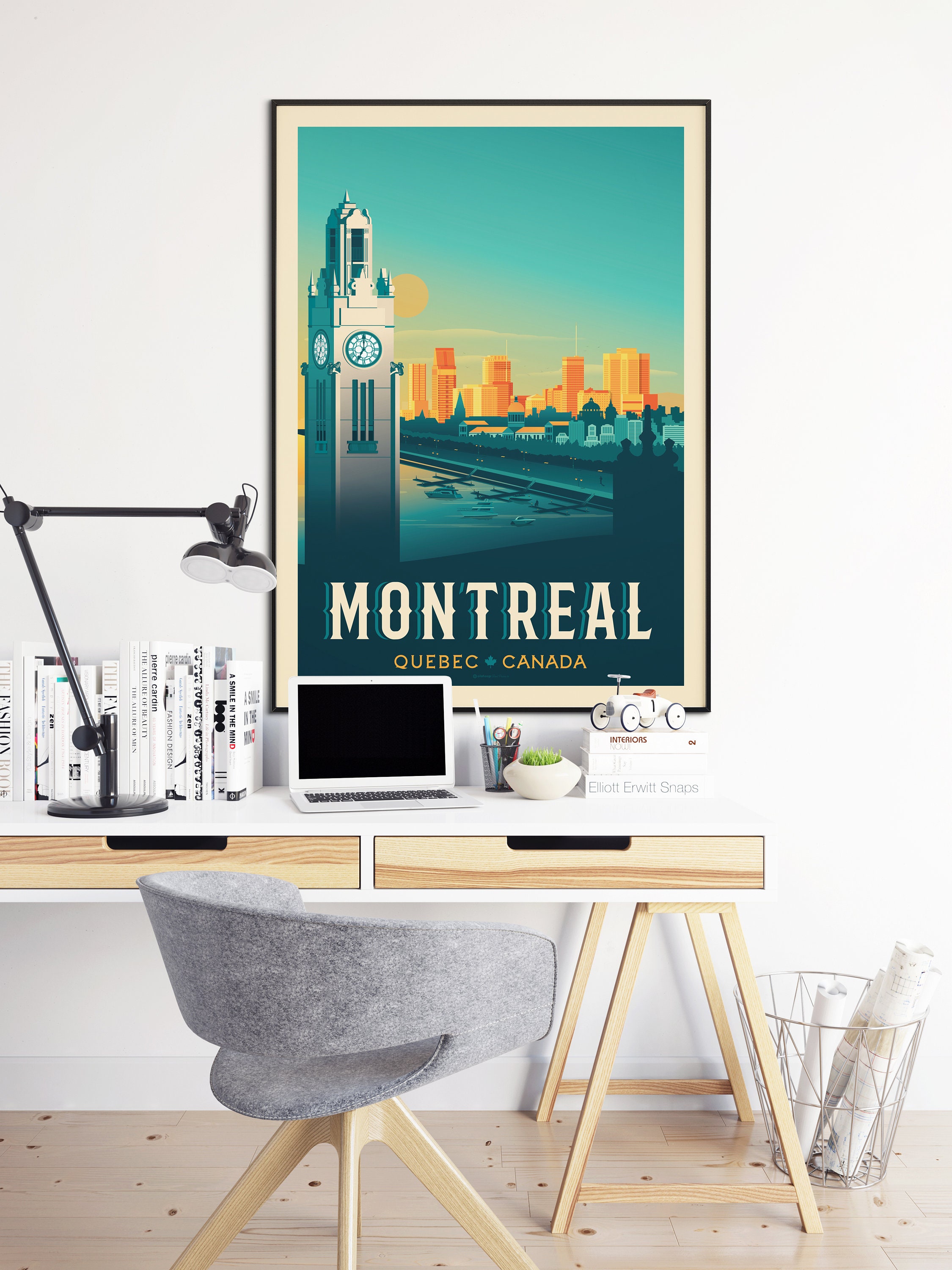 Affiche Voyage Montréal Poster vintage Montréal Affiche Etsy Canada
