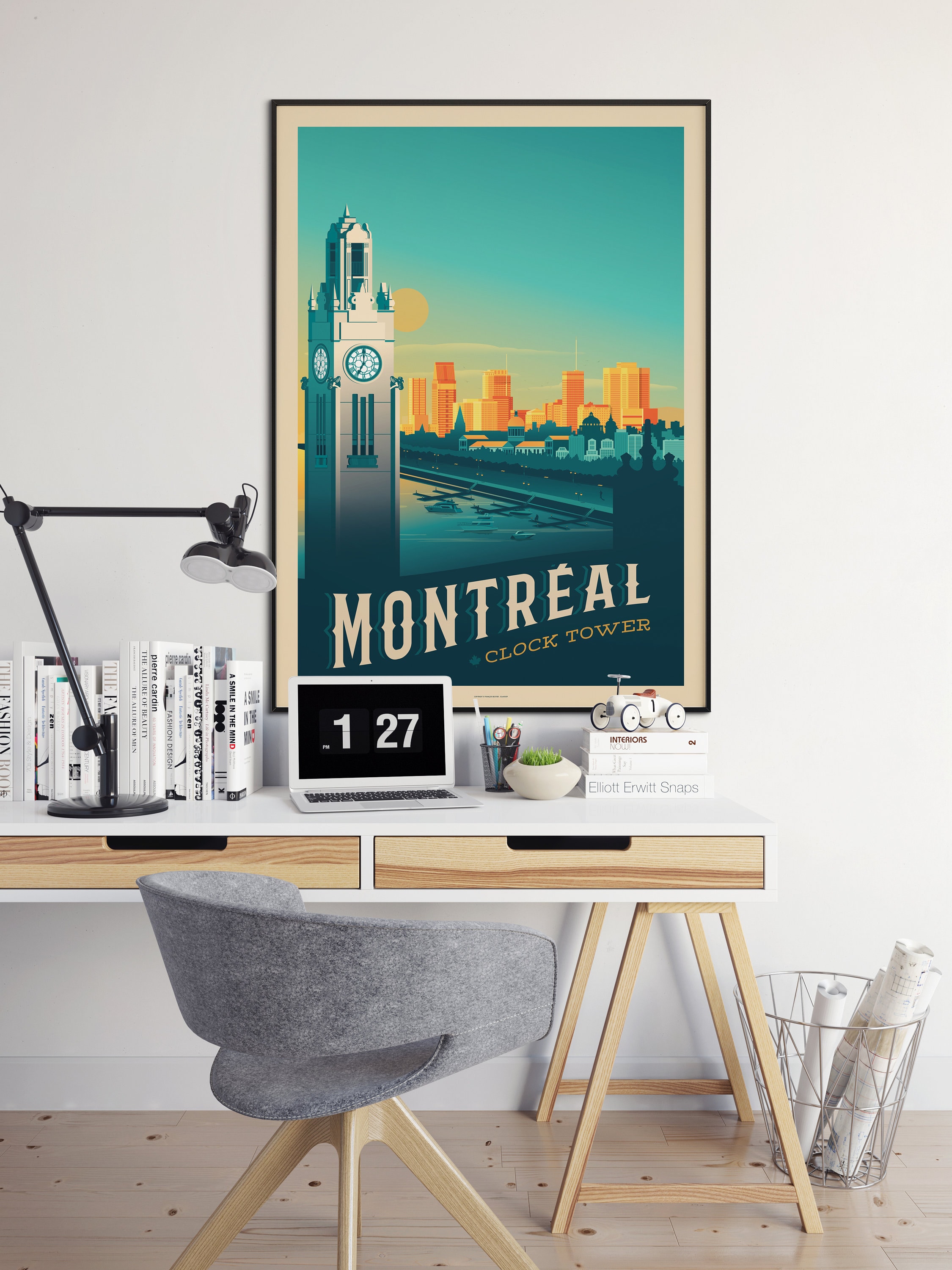 Montréal Canada Print - Montréal Canada Vintage Travel Poster ... Montréal Canada Print - Montréal Canada Vintage Travel Poster ...