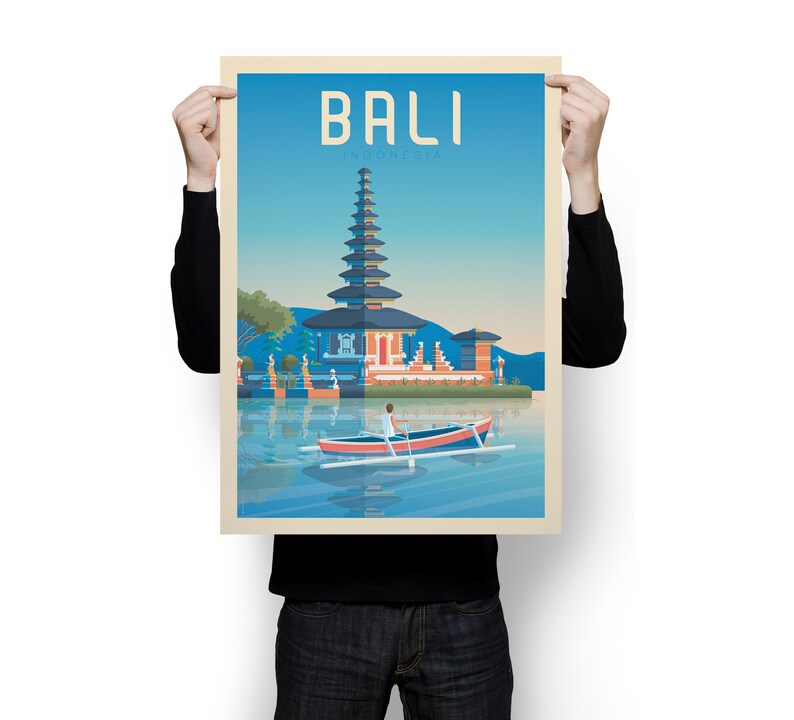 Bali Art Print, Indonesia Print, Asia Poster, Wild Print, Nature Print, Travel Print, Travel Poster, Wall Decor, Housewarming Birthday Gift image 5