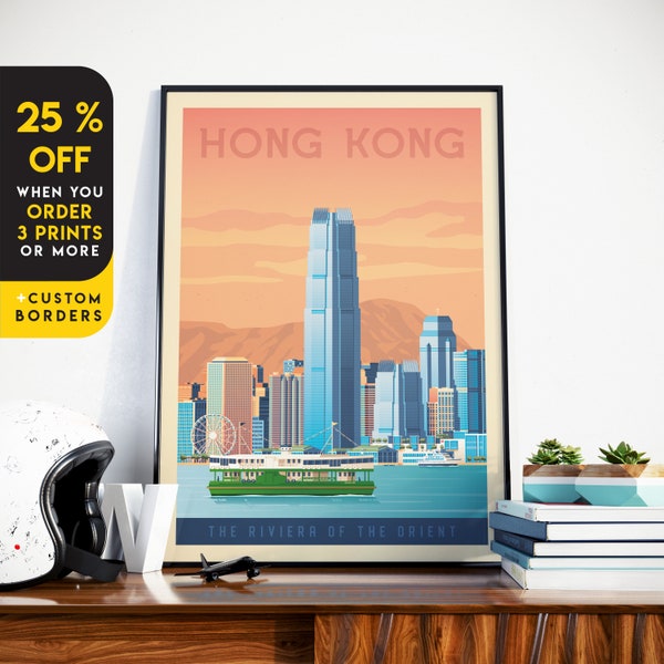 Hong Kong Print, Asia Wall Art, China, Hong Kong Poster, Hong Kong Art, Asia, Wall Art, Asia Prints, Asia Decor, Adventure Travel Gift