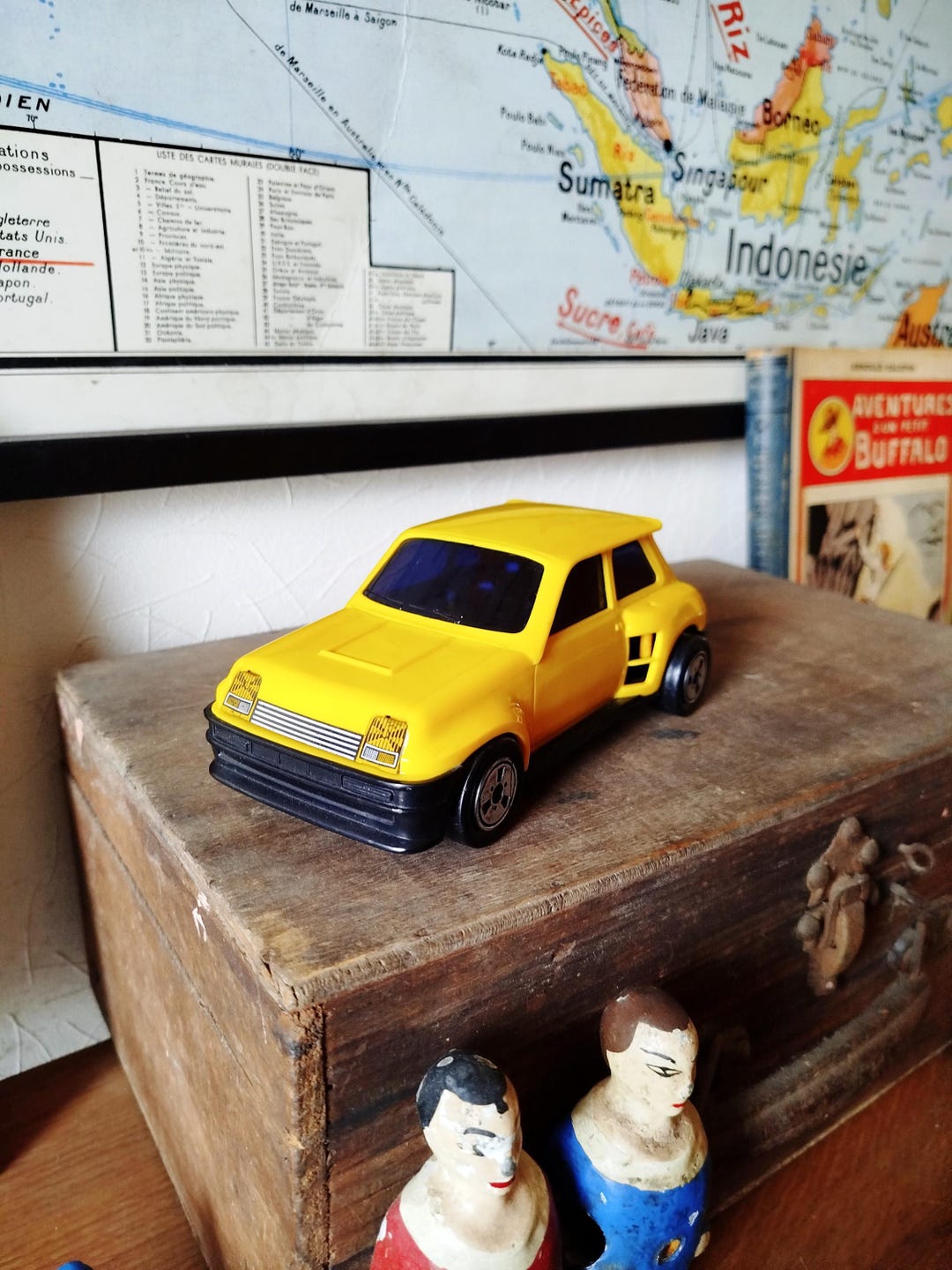Joustra Renault Dauphine 30 Cm - Moteur à Inertie - Rare TOP France