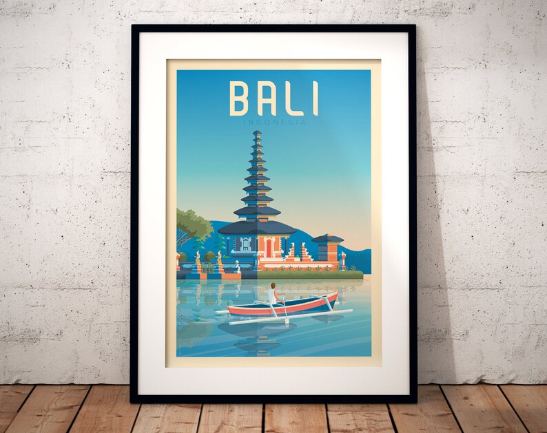 Bali Art Print, Indonesia Print, Asia Poster, Wild Print, Nature Print, Travel Print, Travel Poster, Wall Decor, Housewarming Birthday Gift image 6
