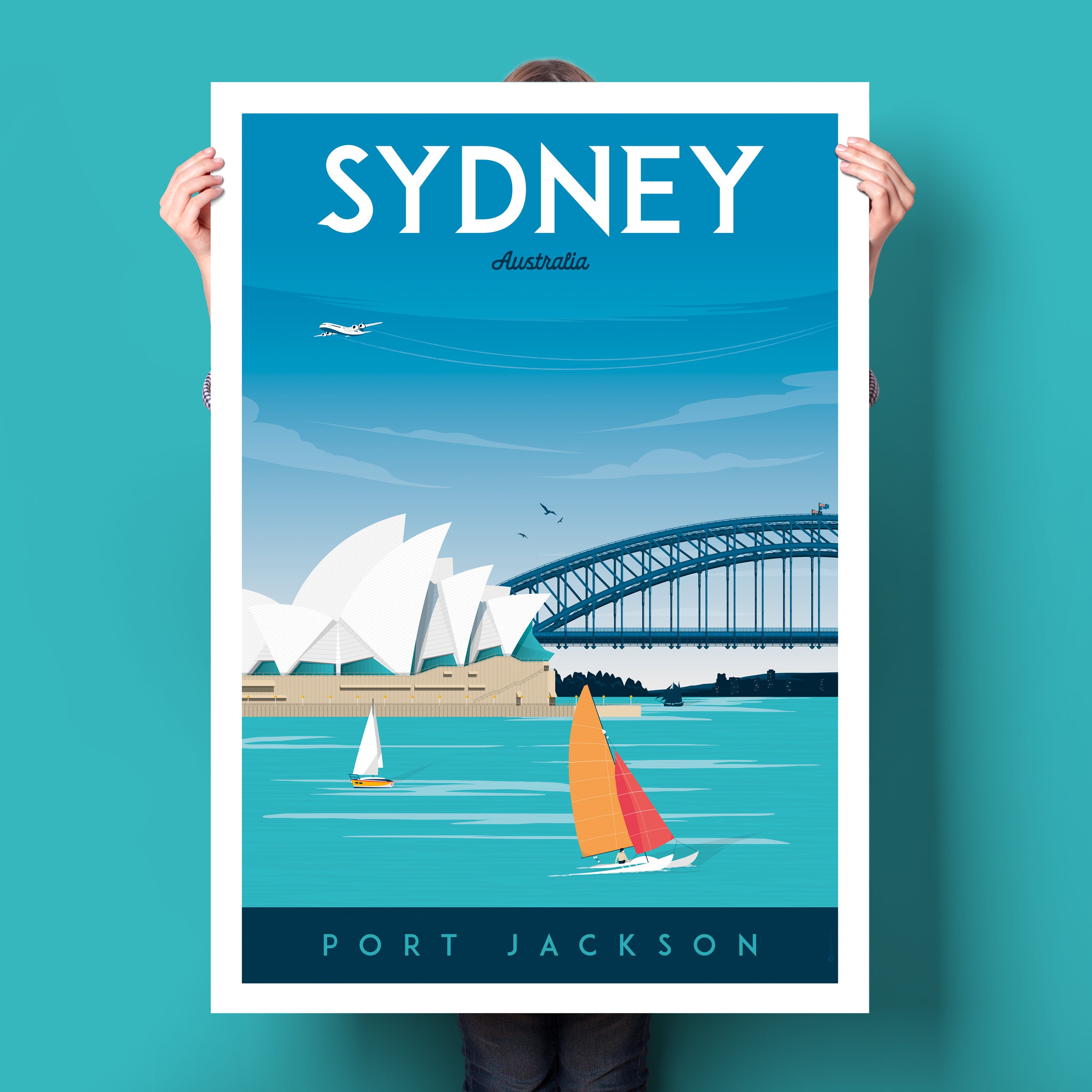 C Yachts At Saratoga Nsw Australia Art Print Home Decor Wall Art Poster