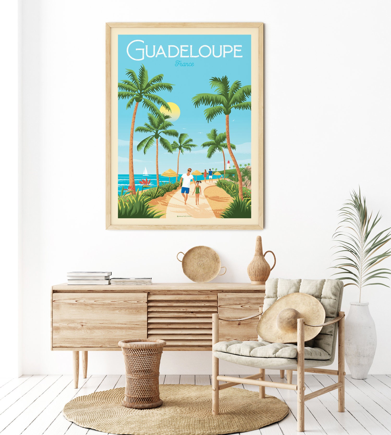 Discover Voyage Guadeloupe France Poster