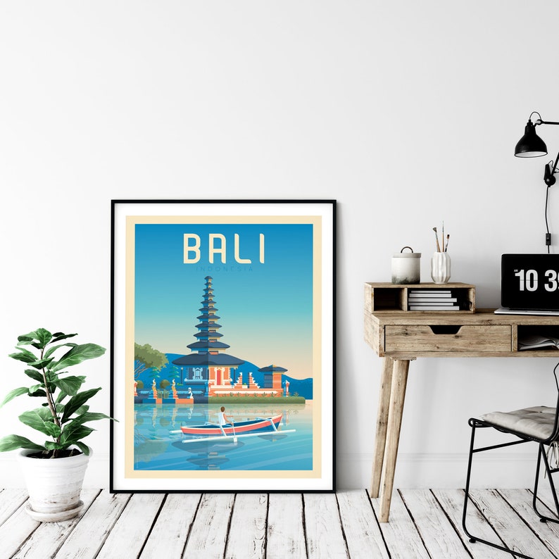 Bali Art Print, Indonesia Print, Asia Poster, Wild Print, Nature Print, Travel Print, Travel Poster, Wall Decor, Housewarming Birthday Gift image 7