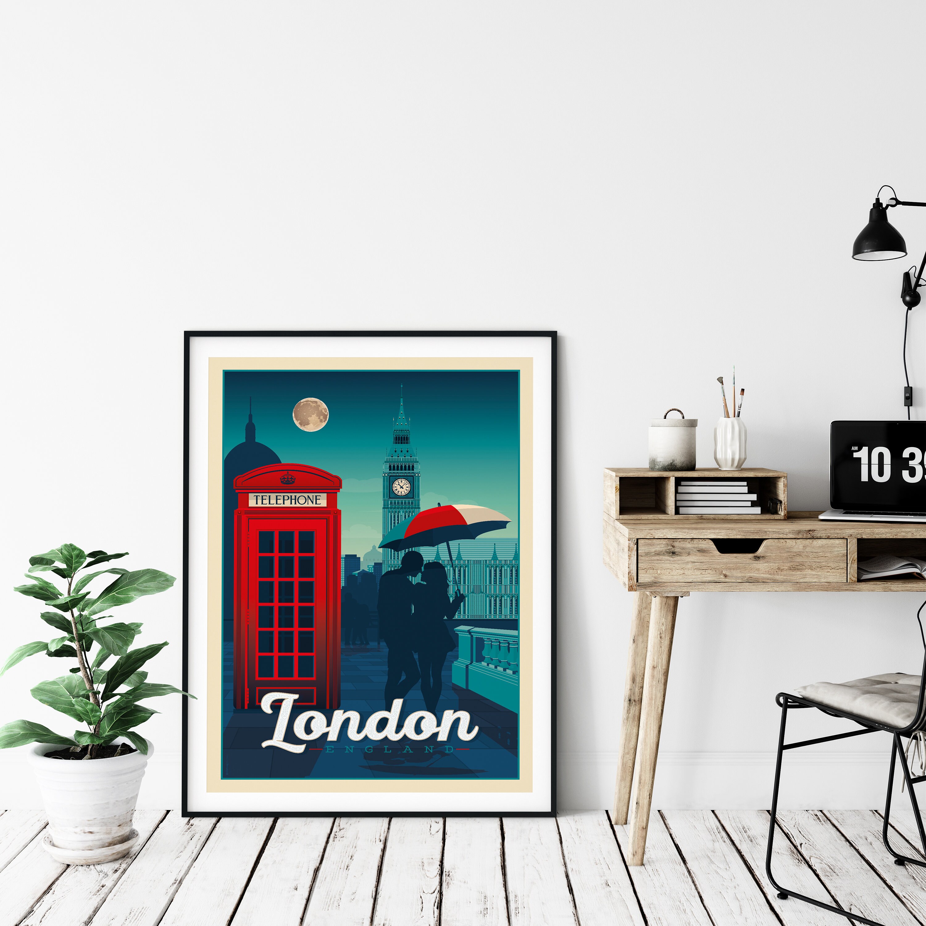 Discover Paysage D'Angleterre Cadeau Voyage Poster