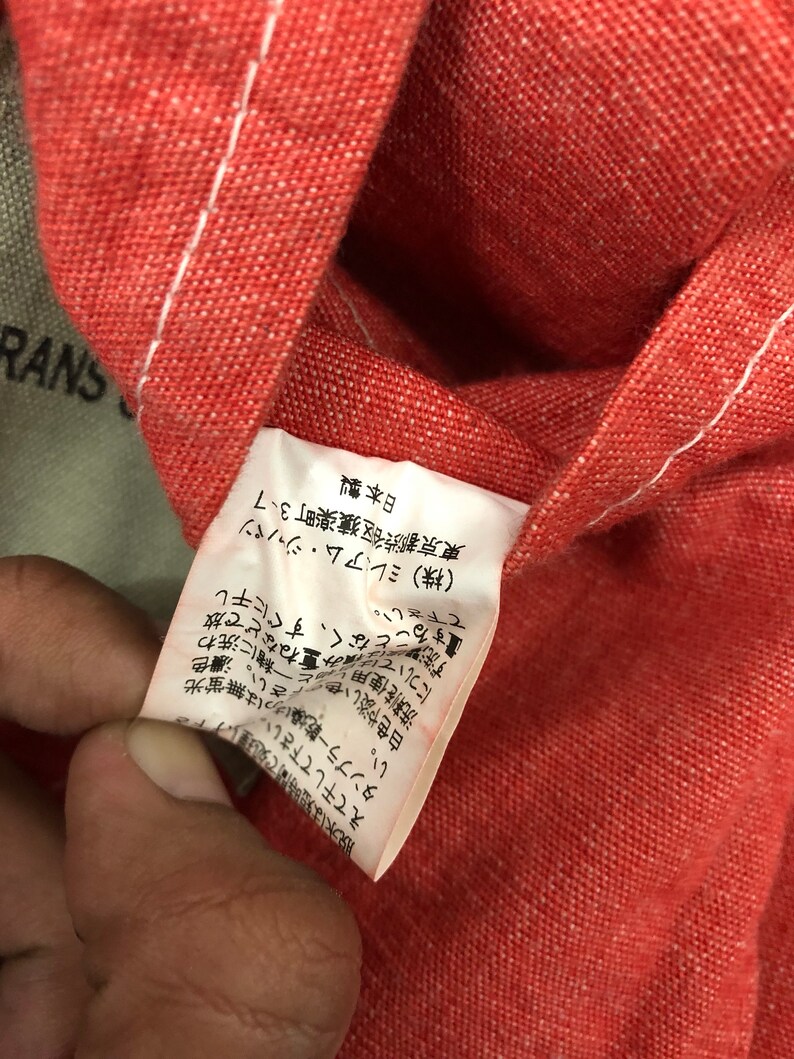 Vintage Trans Continents Japanase Brand Four Pocket Denime Jacket