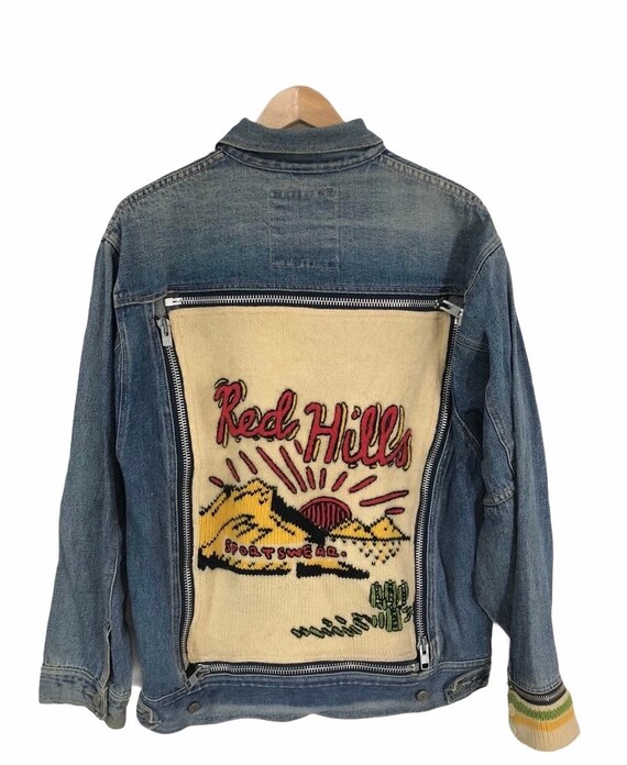 Vintage Freego Embroidered Denim Jacket