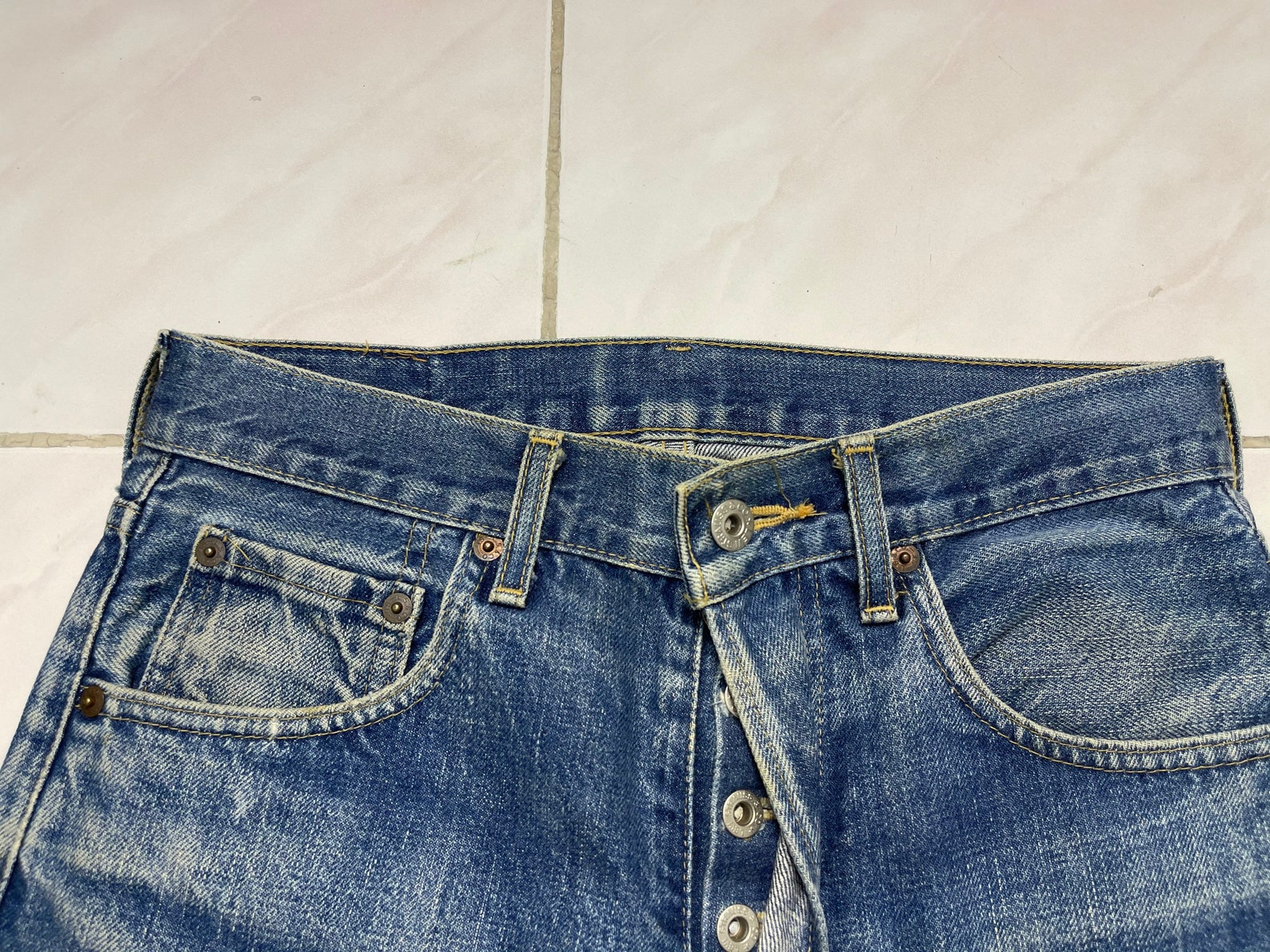Vintage Levi's Big E 503BXX Redline Hidden Rivet Jeans | Etsy