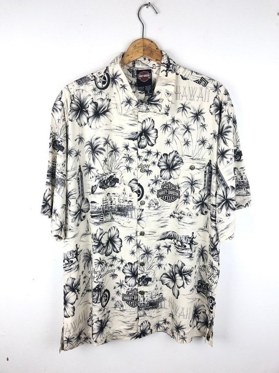 Harley Davidson Aloha Shirt