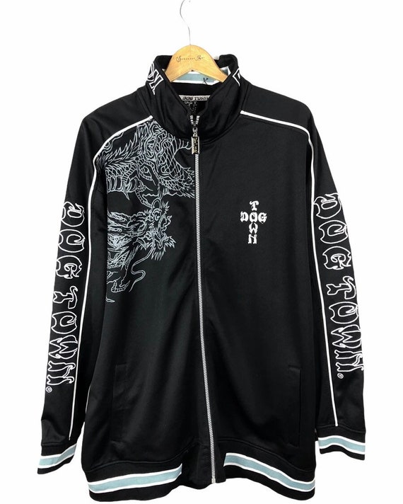 Dogtown Black Dragon Embroidered Sweater