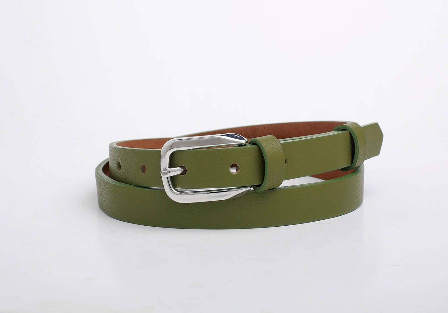 Leather Belt Light Green Leather Belt Green Womens Belt Etsy
