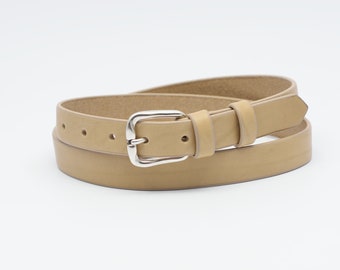 beige belt