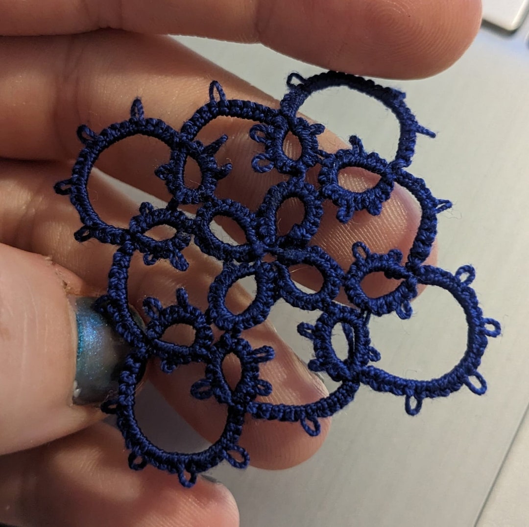 Small Tatted Motif- PDF Tatting Pattern - Etsy