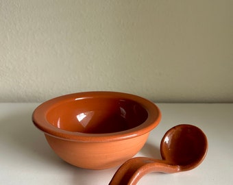 Ceramic Bowl and Spoon Set | Salsa Bowl