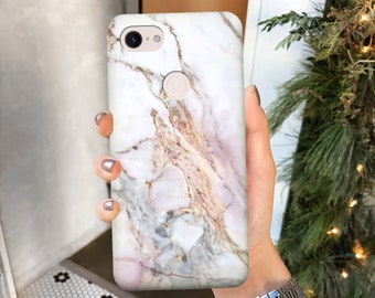 Rose gold marble Google Pixel 8 Pro case rose gold case Pixel 6a case Pixel 5a case Pixel 4a Pixel 3XL Pixel 4xl case Pixel 3 case Pixel 2